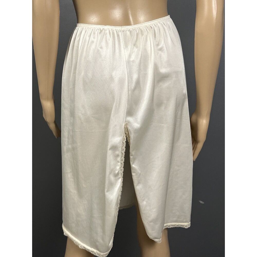 Vintage Half Slip Size Small Nylon Ivory Back Slit USA  Queen's Way to Fashion